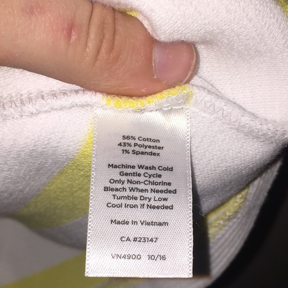 Talbots Striped Tie Top - Picture 4 of 4